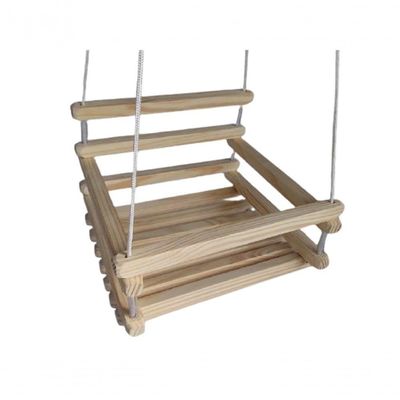 Balanço Gangorra Infantil Madeira 35x35 Suporta 80 Kg