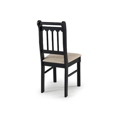 Conjunto Sala De Jantar Madeira Maciça 6 Cadeiras Mv Outlet Preto