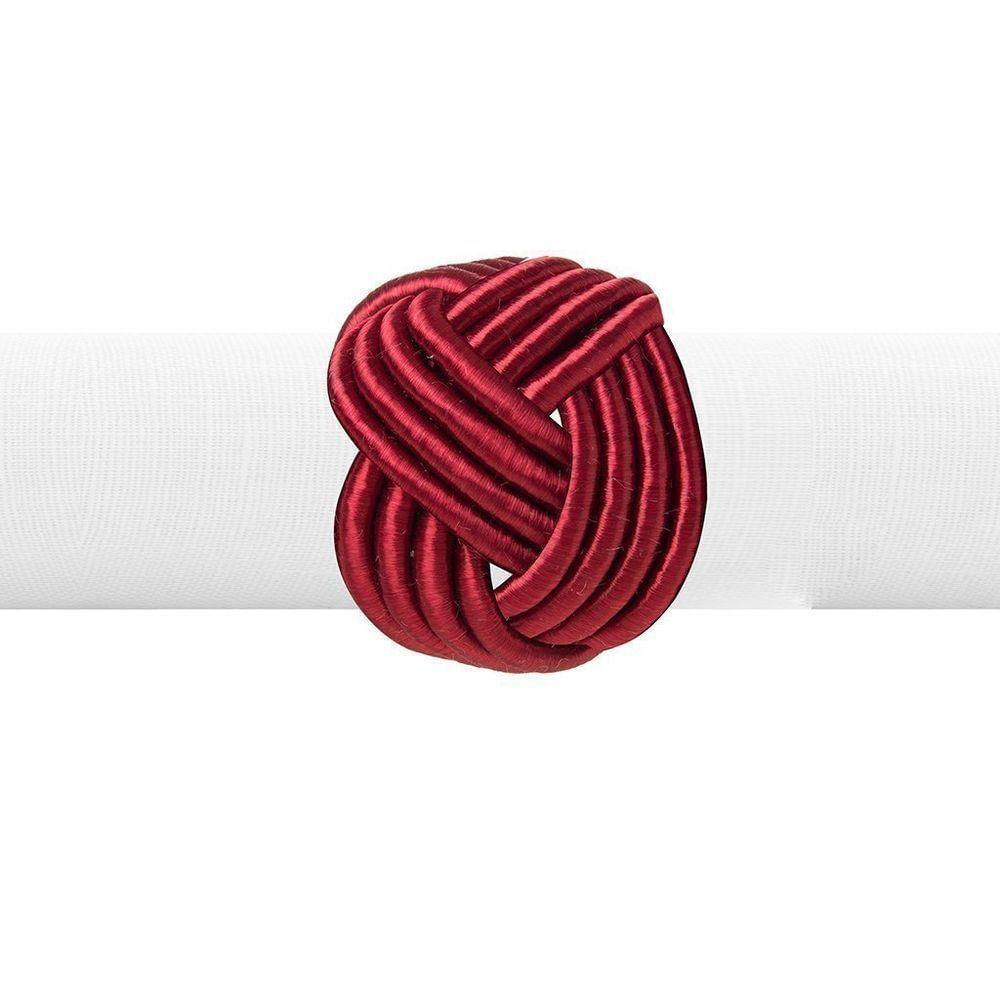 Argola De Guardanapo Copa E Cia 4 Pçs Traccia Vermelho