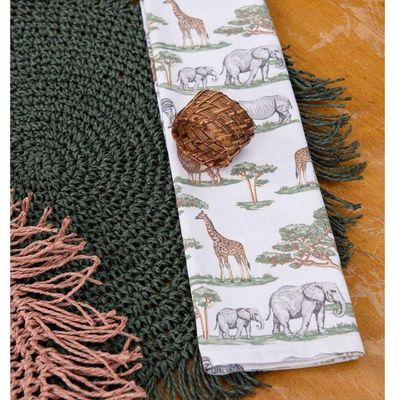 Guardanapo Copa E Cia 4 Peças Home Estampado Safari
