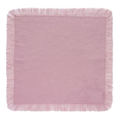 Guardanapo Copa E Cia Coloratta Franjas Rosa Vintage