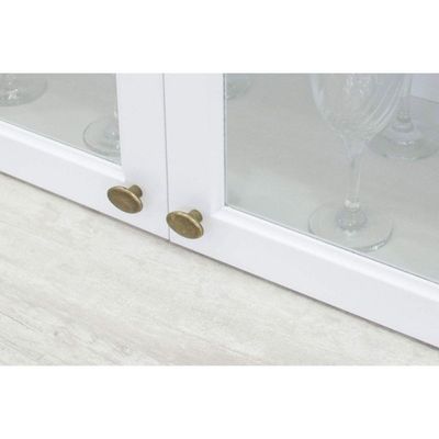 Cozinha Henn Americana 14Pçs (3 Armários + 4 Balcões + 1 Paneleiro + 6 Complementos) C14p01 Branco