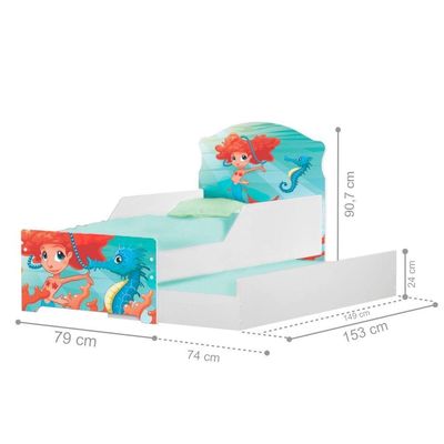Mini Cama Infantil Com Auxiliar Pop Sereinha