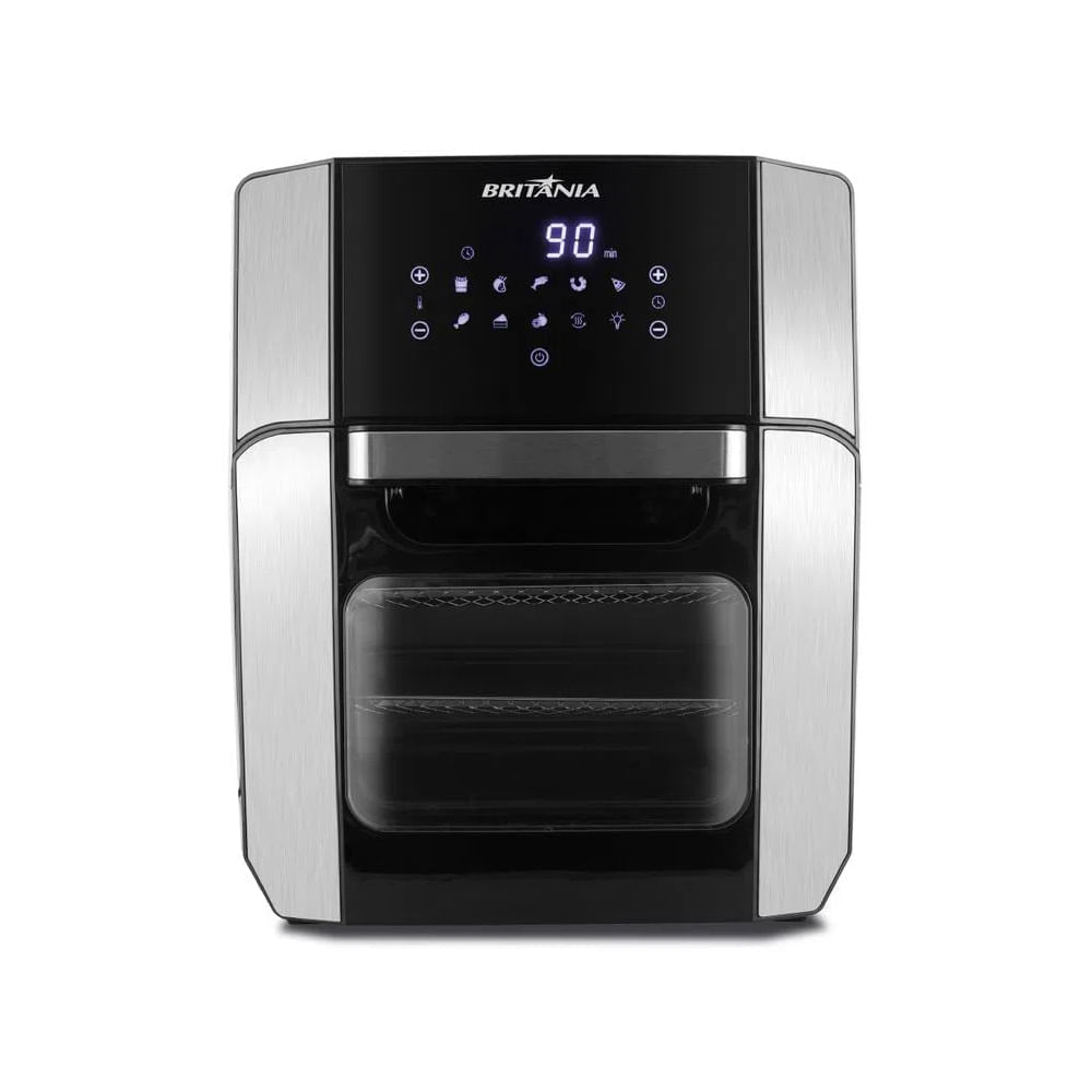 Fritadeira Elétrica Britânia Air Fryer Oven 12L BFR2100P Preta