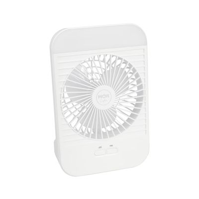 Mini Ventilador Portátil Recarregável com Luminária