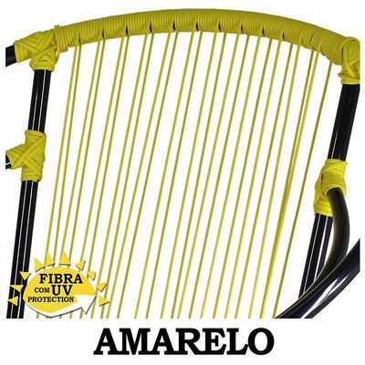 Jogo Com 3 Cadeiras De área Amarelas Eclipse