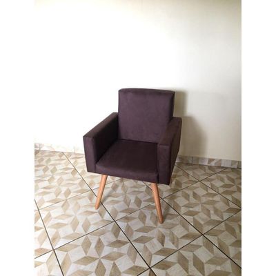 Cadeira Para Escritório Sala Marrom