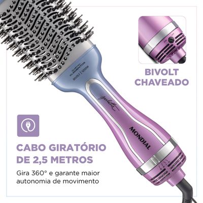 Escova Secadora By Juliette Mondial ES-JU-03 Bivolt