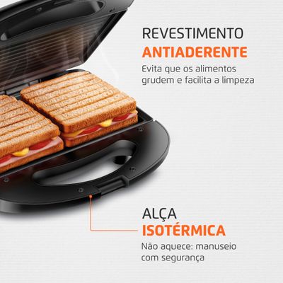 Sanduicheira Pratic Grill Mondial SN-01 220