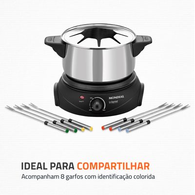 Panela Elétrica de Fondue Elétrico Le Gourmet II FD-02 110V