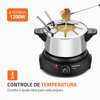 Panela Elétrica de Fondue Elétrico Le Gourmet II FD-02 110V