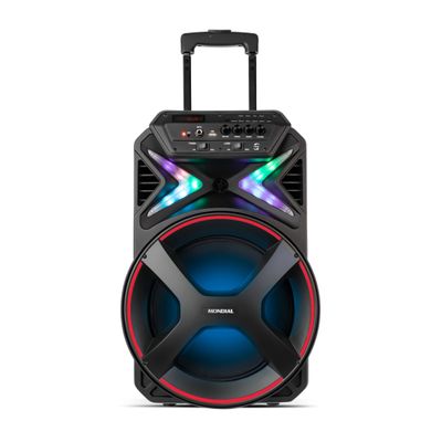 Caixa Amplificada Mondial Connect Lights CM-400 Preto