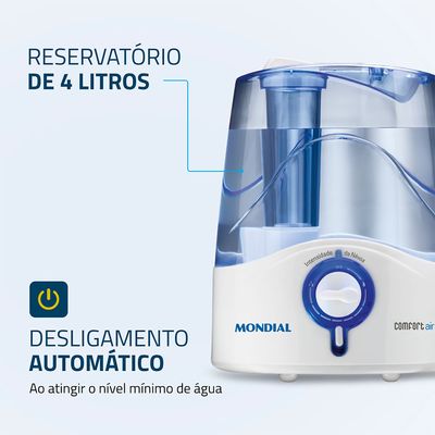 Umidificador Mondial Comfort Air 6 UA-07 Bivolt