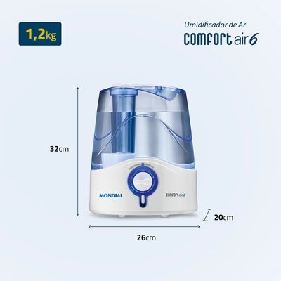 Umidificador Mondial Comfort Air 6 UA-07 Bivolt