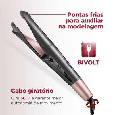 Prancha Alisadora Mondial Twist P-29 Bivolt Bivolt