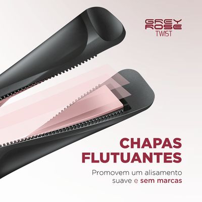 Prancha Alisadora Mondial Twist P-29 Bivolt Bivolt