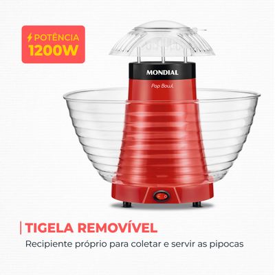 Pipoqueira Pop Bowl Mondial PP-05 110V