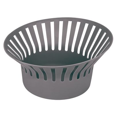 Fruteira Oval Cinza Grafite