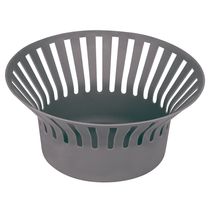 Fruteira Oval Cinza Grafite