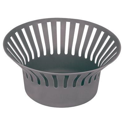 Fruteira Oval Cinza Grafite