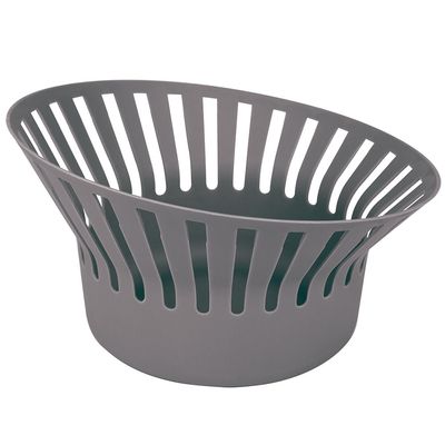 Fruteira Oval Cinza Grafite