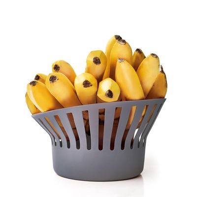 Fruteira Oval Cinza Grafite