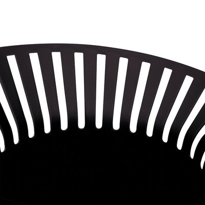 Fruteira Oval Preta
