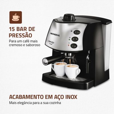 Máquina de Café Expresso Mondial C-08 220V