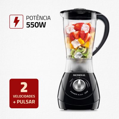 Liquidificador Mondial Power 2 Black L-28 220V