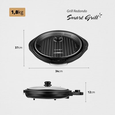 Grill Redondo Mondial Smart Grill G-04 110V