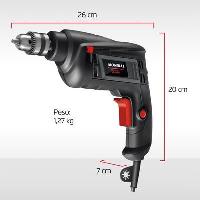 Furadeira de Impacto Mondial Power Tools FI-09 110V