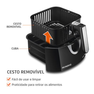 Fritadeira Air Fryer 4 Litros AFN-40-BI Mondial 110V