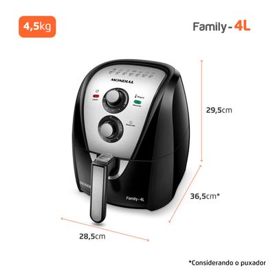 Fritadeira Air Fryer 4 Litros AFN-40-BI Mondial 110V