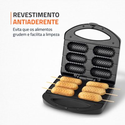 Crepeira Mondial Pratic Crepe & Hot Dog CP-01 220V
