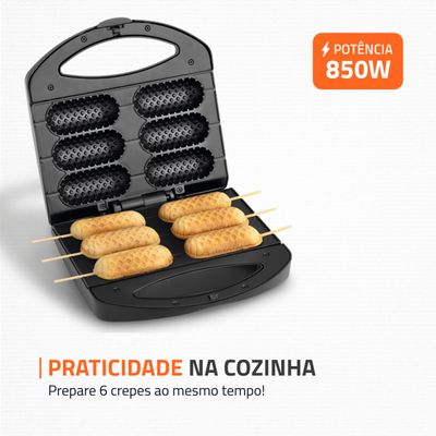 Crepeira Mondial Pratic Crepe & Hot Dog CP-01 220V
