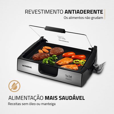 Chapa Mondial Due Grill Premium G-10 110V