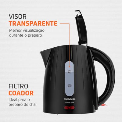 Chaleira Elétrica Mondial Pratic Hot CE-07 220V