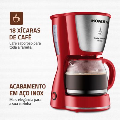 Cafeteira Elétrica Mondial Dolce Arome C-35-18X 110V