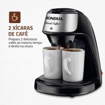 Cafeteira Mondial 2 xícaras Smart Coffee C-42-2X-BI