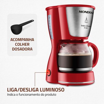 Cafeteira Elétrica Mondial Dolce Arome C-35-18X 110V