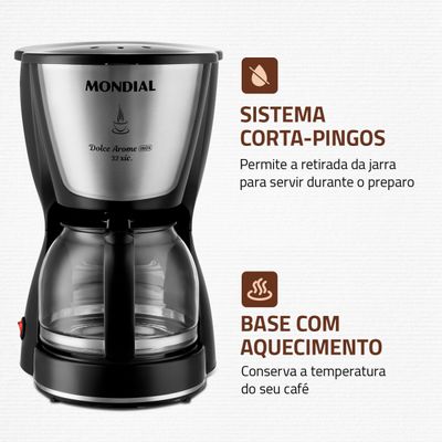 Cafeteira Elétrica Mondial Dolce Arome 32 C-32-32X 110V