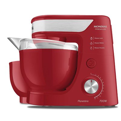 Batedeira Planetária Mondial Premium BP-01P-R 110V