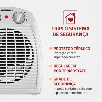 Aquecedor de Ar Mondial A-08 220V