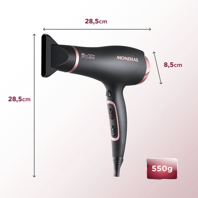 Secador de Cabelos Mondial Black Rose SC-37 110V