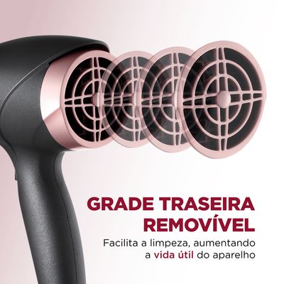 Secador de Cabelos Mondial Black Rose SC-37 220V