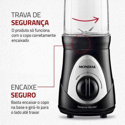 Liquidificador Portátil Mondial Personal Blender DG-01 110V