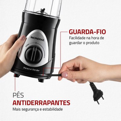 Liquidificador Portátil Mondial Personal Blender DG-01 110V
