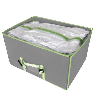 Caixa com Organizador a Vácuo 90cm x 38cm x 1m
