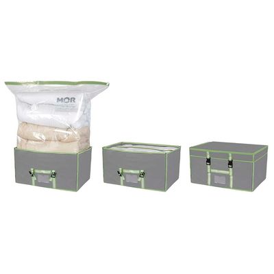 Caixa com Organizador a Vácuo 90cm x 38cm x 1m