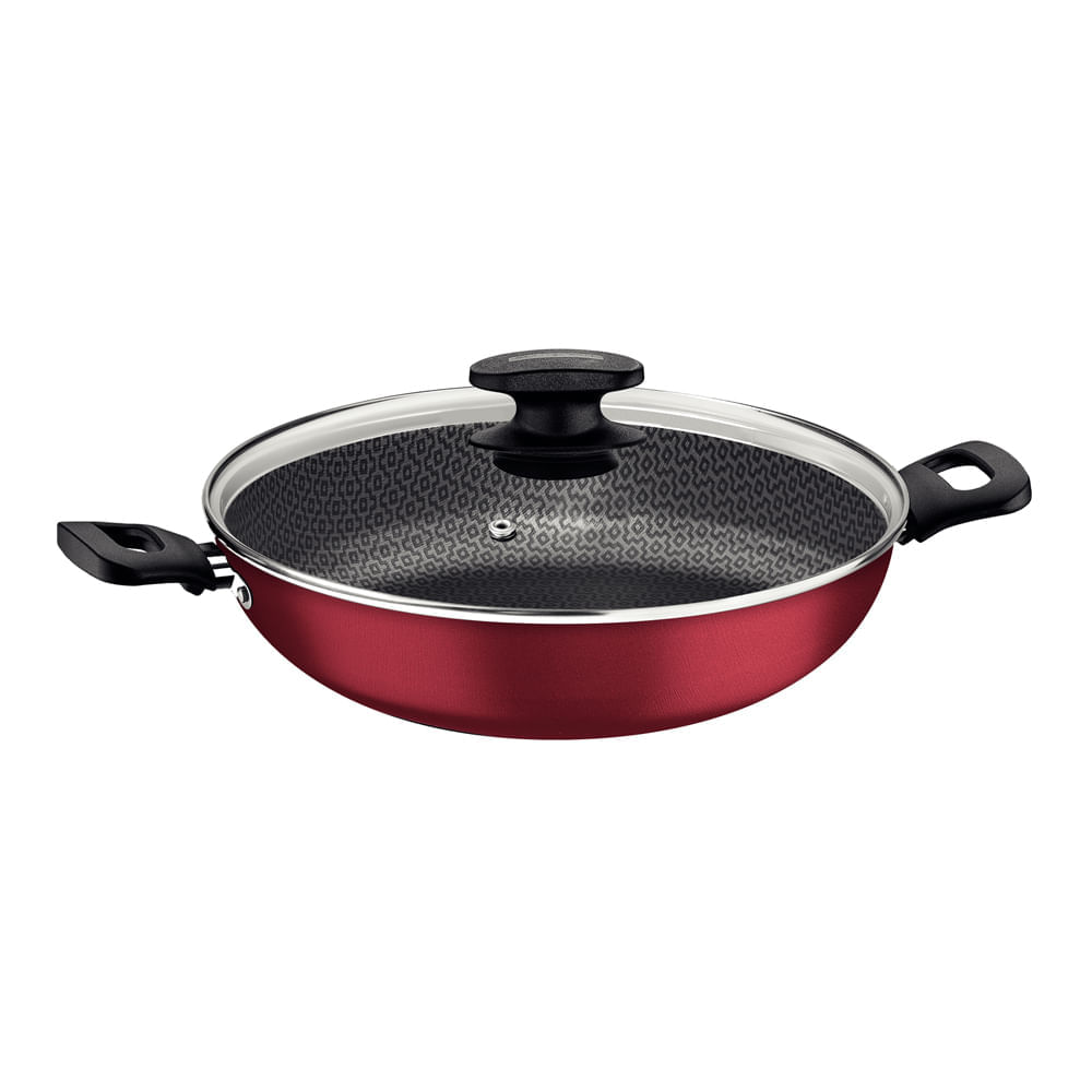 Panela Antiaderente Tramontina Loreto 27817022 3,3L Vermelha